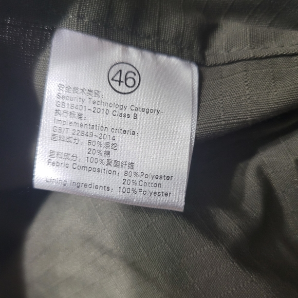 Men's Army Green Cargo Fishing Shorts Sz 36 - Picture 6 of 6